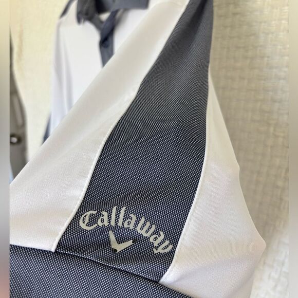 Callaway Men's Short Sleeve Birdseye Colorblock Polo✨ - Picture 4 of 6